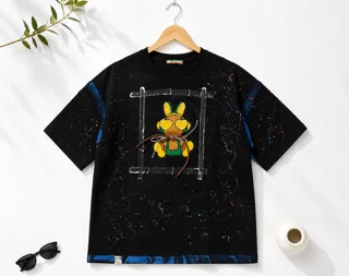 تی شرت باکسی مدل Rabbit